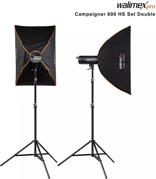 Walimex pro Campaigner 600 HS Set Double