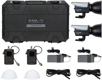 Nanlite FC-120B 2KIT-PT Bi-color Beleuchtungs-Set für Reportage und Studio (9742721)