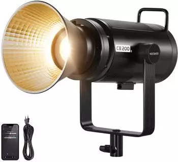 Neewer CB200B Bi-Color COB LED Videoleuchte 210W (CB200B)
