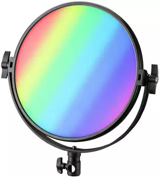 Bresser BR-S60RGB LED-Videoleuchte rund 60W, RGB, 2700-10000K, CRI95+ (F005102)