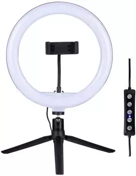 Grundig LED-Ringlicht mit Stativ, 150 LEDs, &Oslash; 26cm