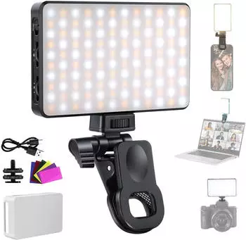 Neewer HB80C Mini RGB LED Dauerlicht 80W mit Akku (HB80C)