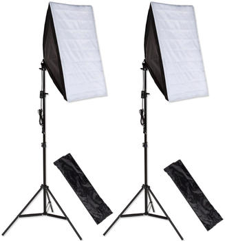 TecTake Kit 2 Lights + 2 Stands + 2 Bags