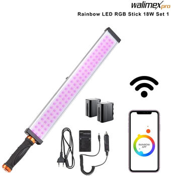 Walimex pro LED Rainbow RGB Stick 18W Set 1