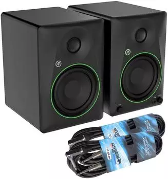 Mackie CR3.5BT Aktive Studio-Monitore Bluetooth, 50W, mit 2x Klinkenkabel (cr35bt-2xgc08)