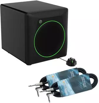 Mackie CR8SBT aktiver Bluetooth-Subwoofer mit 2x Klinkenkabel (cr8sbt-2xgc08)