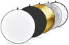Caruba Faltreflektor 5 in 1 80cm (Gold/Silver/Black/White/Translucent)