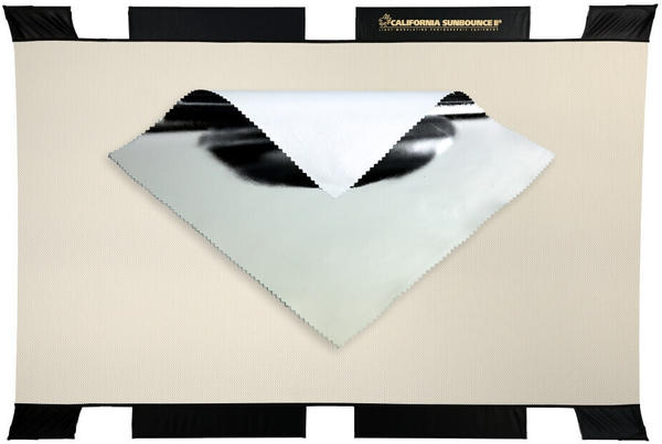 Sunbounce SUN-BOUNCER Pro Bespannung 130x190cm Silber/Weiss