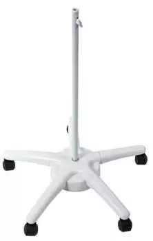 Velleman Mobiler Rollständer für Lupenlampe, Metallbasis, kompatibel mit VTLAMP und VTLLAMP (VTLAMPSTAND)
