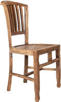 SIT Stuhl "Cottbus aus recyceltem Teakholz &ndash; Massivholz &ndash; Brettsitz" () Massiver