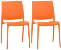2er Set St&uuml;hle Maya Orange