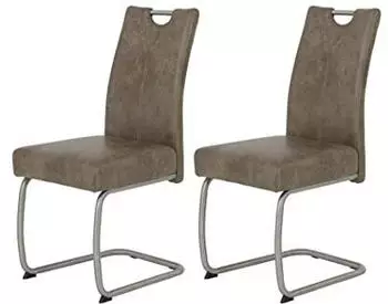 Hela Freischwinger SOPHIA S 2er Set 43x58x99 cm VT Schlamm