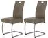 Hela Freischwinger SOPHIA S 2er Set 43x58x99 cm VT Schlamm