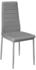 TecTake 8 Esszimmerstühle Kunstleder grau 41x45x98.50cm