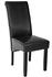 TecTake 4 Esszimmerstühle ergonomisch schwarz 45x44x106cm