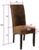 TecTake 6 Esszimmerstühle ergonomisch antikbraun 45x44x106cm