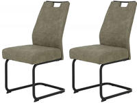 HELA Freischwinger "KERTIN" (Set) 2 Stk.XL Sitzbreite, Griff, Federkorb, 140kg