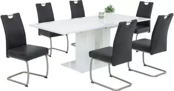 Hela Freischwinger SOPHIA S 2er Set 43x58x99 cm VT Anthrazit