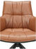 Novel Armlehnstuhl Echtleder 60,5x89,5x63 cm schwarz/cognac