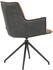 Novel Armlehnstuhl Echtleder 60,5x89,5x63 cm schwarz/cognac