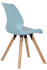 CLP 2er Set Stuhl Luna Kunststoff - blau