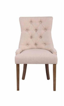 CLP Esszimmerstuhl Aberdeen Stoff antik-hell - creme