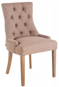 CLP Esszimmerstuhl Aberdeen Stoff antik-hell - taupe