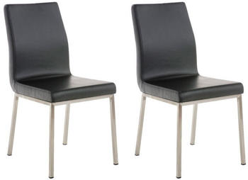 CLP 2er Set Esszimmerst&uuml;hle Colmar - schwarz
