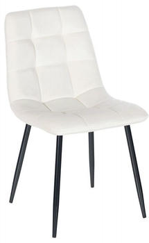 CLP 4er Set Esszimmerstühle Antibes - creme – CLP 4er Set Esszimmerstühle Antibes in Creme