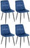 CLP 4er Set Esszimmerstühle Antibes - blau