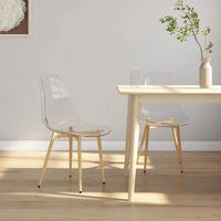 Esszimmerst&uuml;hle 2 Stk. Transparent Pet - Vidaxl