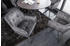 Riess-Ambiente Design Stuhl LOFT dunkelgrau Samt drehbar Metallgestell schwarz mit Armlehne