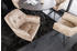 Riess-Ambiente Design Stuhl LOFT champagner Samt drehbar Metallgestell schwarz mit Armlehne