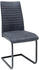Riess-Ambiente Industrial Freischwinger Stuhl APARTMENT antik grau mit Metallgestell
