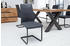 Riess-Ambiente Industrial Freischwinger Stuhl APARTMENT antik grau mit Metallgestell