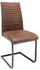 Riess-Ambiente Industrial Freischwinger Stuhl APARTMENT antik braun mit Metallgestell