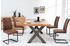 Riess-Ambiente Industrial Freischwinger Stuhl APARTMENT antik braun mit Metallgestell
