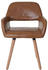 Mendler 6er-Set Esszimmerstuhl MCW-A50 II, Stuhl Küchenstuhl, Retro 50er Jahre Design Kunstleder, WildKunstleder, helle Beine