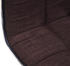 Mendler Esszimmerstuhl MCW-C41, Stuhl Küchenstuhl, höhenverstellbar drehbar, Stoff/Textil braun