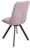 Mendler 6er-Set Esszimmerstuhl MCW-J69, Küchenstuhl Stuhl, drehbar Auto-Position, Samt rosa