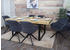 Mendler 6er-Set Esszimmerstuhl MCW-K28, Küchenstuhl Polsterstuhl Stuhl mit Armlehne, drehbar, Metall Stoff/Textil grau