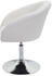 Mendler Esszimmerstuhl MCW-F19, Küchenstuhl Stuhl Drehstuhl Loungesessel, drehbar höhenverstellbar Stoff/Textil creme-weiß