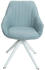 Mendler Esszimmerstuhl MCW-K27, Küchenstuhl Stuhl mit Armlehne, drehbar Stoff/Textil mint-grün