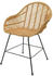 Mendler Esszimmerstuhl MCW-M28, Küchenstuhl Korbstuhl Rattansessel Rattanstuhl Stuhl, Kubu Rattan Metall