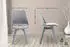 CLP 4er Set Esszimmerstuhl Linares Mit Buchenholzgestell grau/grau, Material:Kunststoff
