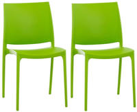 2er Set St&uuml;hle Maya Gr&uuml;n