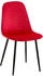 CLP Stuhl Giverny mit Ziernähten rot, Material:Samt