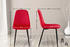 CLP Stuhl Giverny mit Ziernähten rot, Material:Samt