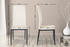 CLP 4er Set Esszimmerstühle Savino gepolstert mit Metallgestell creme, Material:Kunstleder