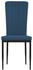 vidaXL Esszimmerstühle 4 Stk. Blau Samt (326103)